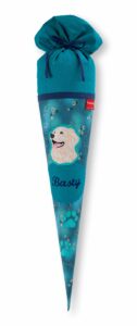 Schultüte aus Stoff mit Hund
