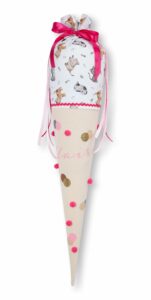 Schultüte Claire aus Musselin-Stoff