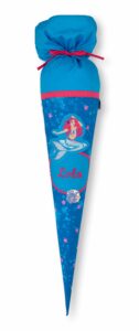 Schultüte Lola aus Stoff mit Meerjungfrau