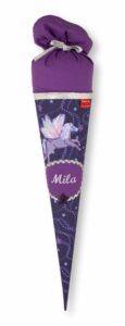 Schultüte Mila aus Stoff mit Pegasus
