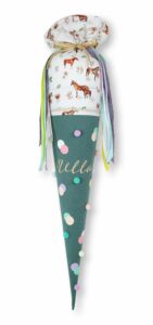 Schultüte Ulla aus Musselin-Stoff