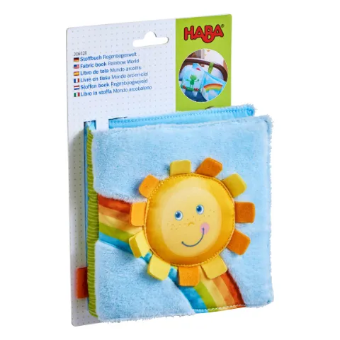 Buntes Stoffbuch Regenbogenwelt von HABA