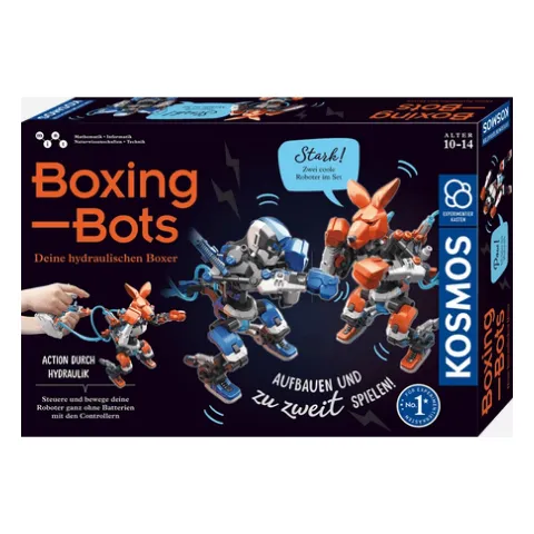 Packung „Boxing Bots“ von Kosmos mit zwei Roboter-Boxern