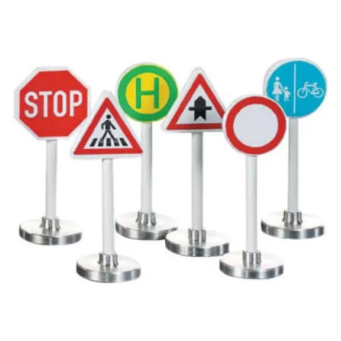 Verkehrszeichen von Siku: Stoppschild, Haltestelle, Zebrastreifen und weitere