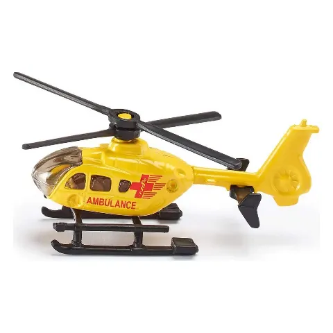 Gelber Rettungshubschrauber