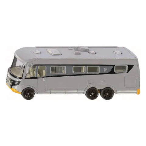Silbernes Wohnmobil von Niesmann & Bischoff