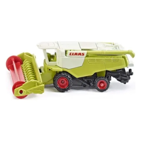 Grün-weißer Mähdrescher von Claas als Siku-Modell