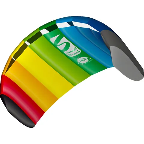Gebogene Lenkmatte mit Regenbogenstreifen