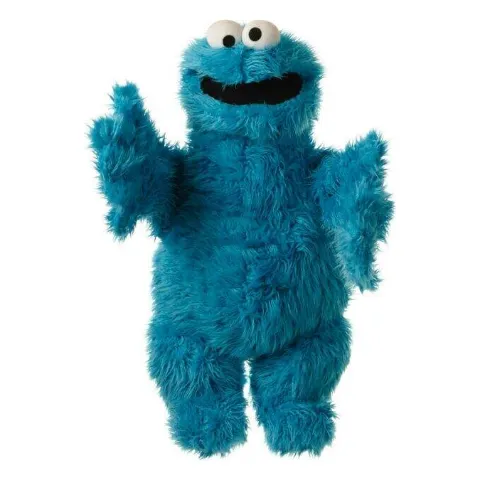Blaue Handpuppe Krümelmonster