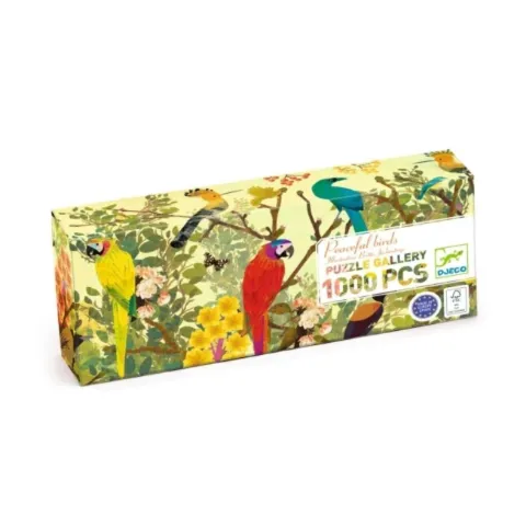 Puzzle-Schachtel Djeco Gallery Friedliche Vögel