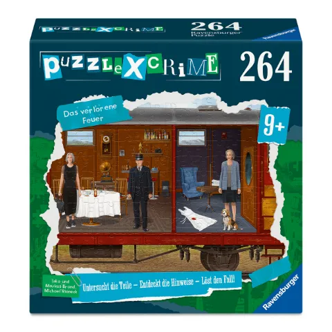 Ravensburger-Krimipuzzle X-Crime Kids Das verlorene Feuer