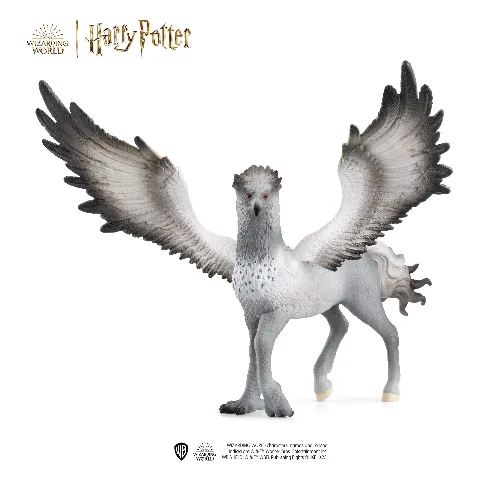 Seidenschnabel, der Hippogreif, mit ausgebreiteten Flügeln