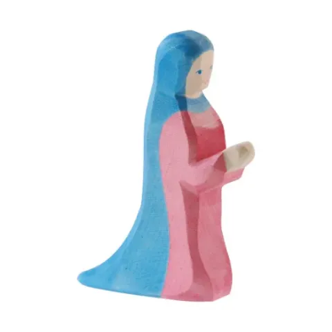 Krippenfigur Maria aus Holz von Ostheimer