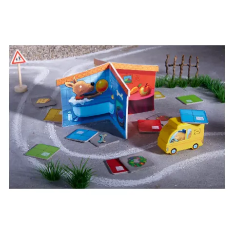 Schachtel des HABA-Spiels Meine ersten Spiele – Die Post ist da!
