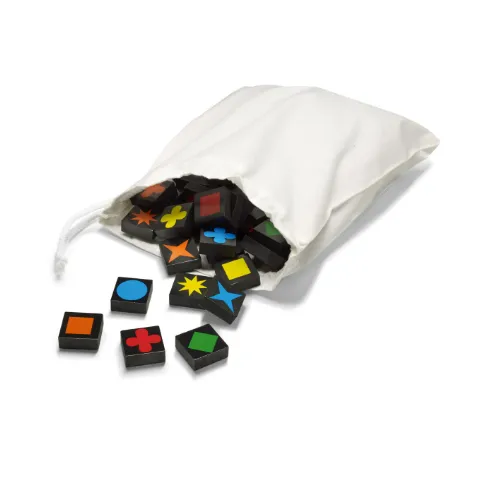 Schachtel des Legespiels Qwirkle