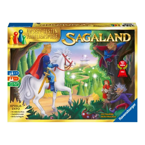 Schachtel des Brettspiels Sagaland