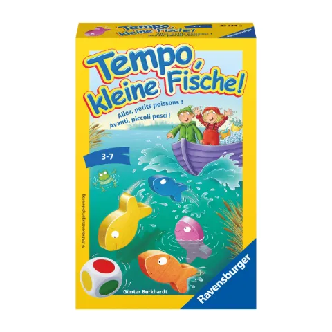 Schachtel des Spiels Tempo, kleine Fische!