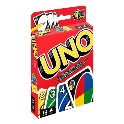 Schachtel des Kartenspiels Uno